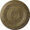 Ekena Millwork Small Alexandria Medallion (Canopies up to 4 5/8"), 7 7/8"OD x 3/4"P, Mississippi Mud Crackle CM07ALMMC - alternate 1